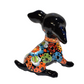 Sitting Flowers Design Chihuahua Puppy Handmade Mexican Pottery