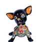 Sitting Talavera Chihuahua Puppy Handmade Mexican Pottery