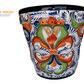 Ceramic flowerpot, colorful Spring