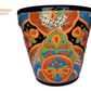 Ceramic flowerpot, colorful Talavera Classic Design