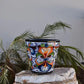 Ceramic flowerpot, colorful Spring